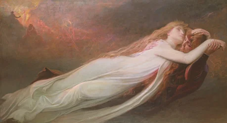 Francesca da Rimini und Paolo Malatesta, ca. 1890